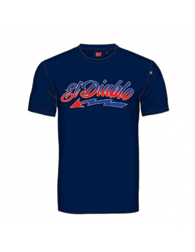 T-shirt Fabio Quartararo FQ 20 El Diablo bleu marine pour homme 2233806