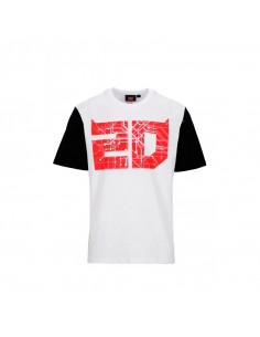 T shirt Fabio Quartararo Cyber 20 blanc RACEMOTORSHOP