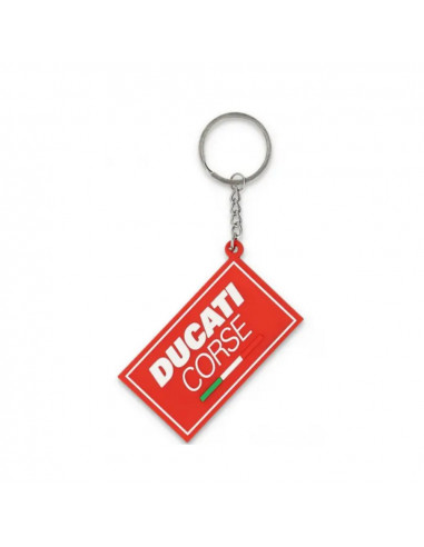 Porte clé Ducati Corse 2023 rouge 2356004