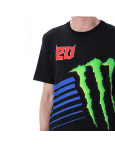 Sweat à capuche homme zippé Fabio Quartararo Monster Energy Dual Collection  - 20 Logo Monster