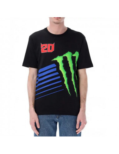 T-shirt Fabio Quartararo Monster Energy 2023 pour homme 2333702