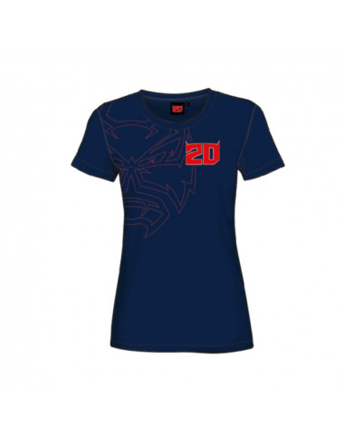 T-shirt femme Fabio Quartararo Devil Bleu FQ20 2333807