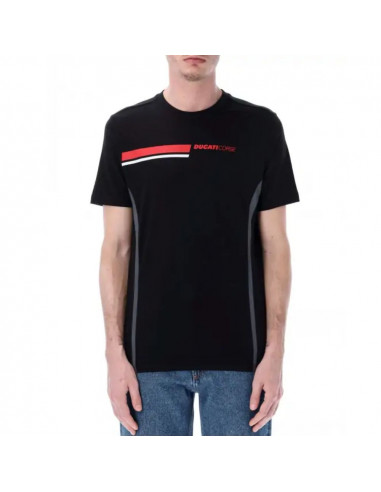 T-shirt Ducati Corse pour homme 2023 Noir 2336004