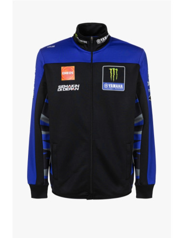 Sweat Yamaha Moto GP Replica Team Monster Energy homme noir et bleu